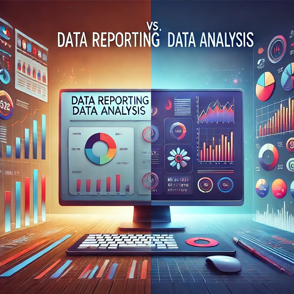 The Difference Between Data Reporting and Data Analysis