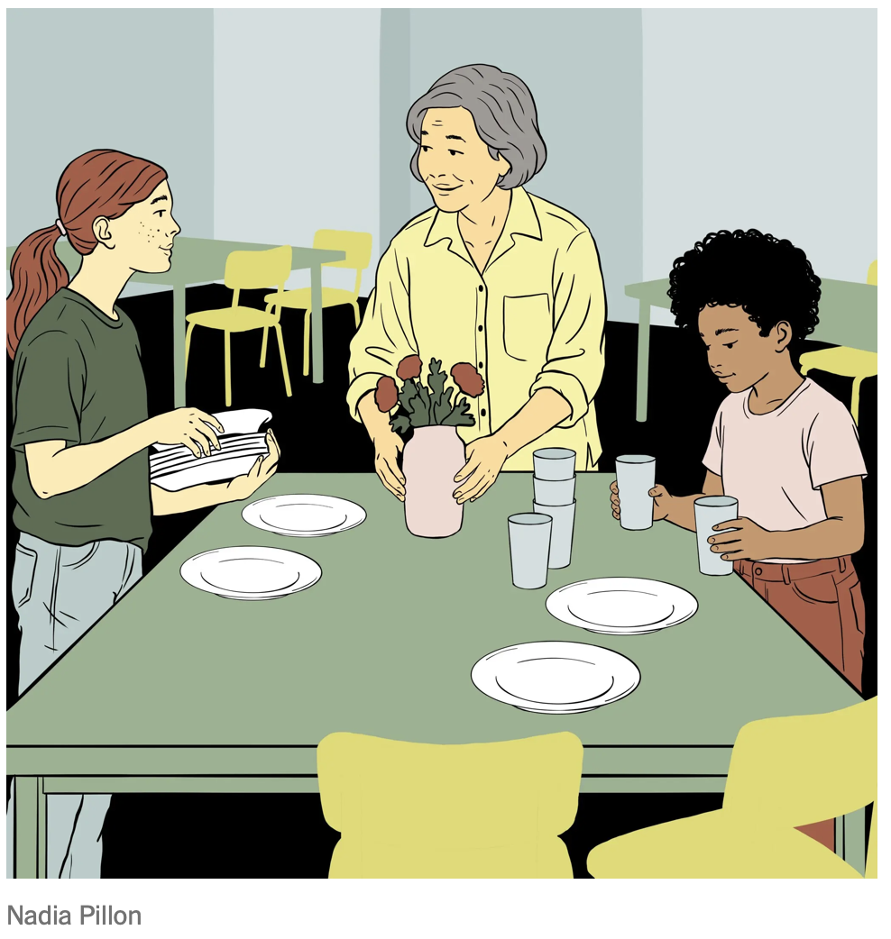 Intergenerational meal