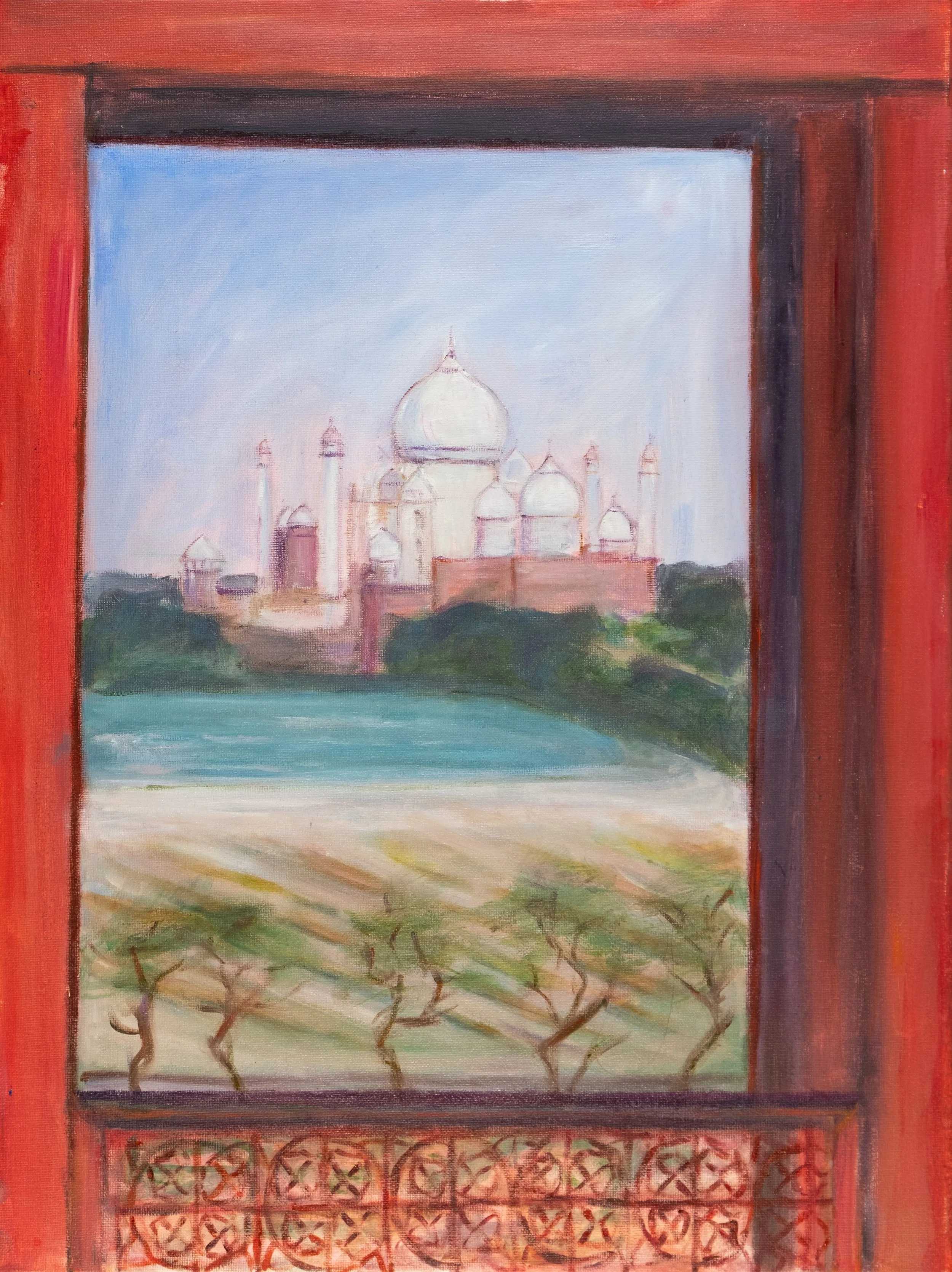 Taj Mahal from the Red Fort, Agra, India.jpg