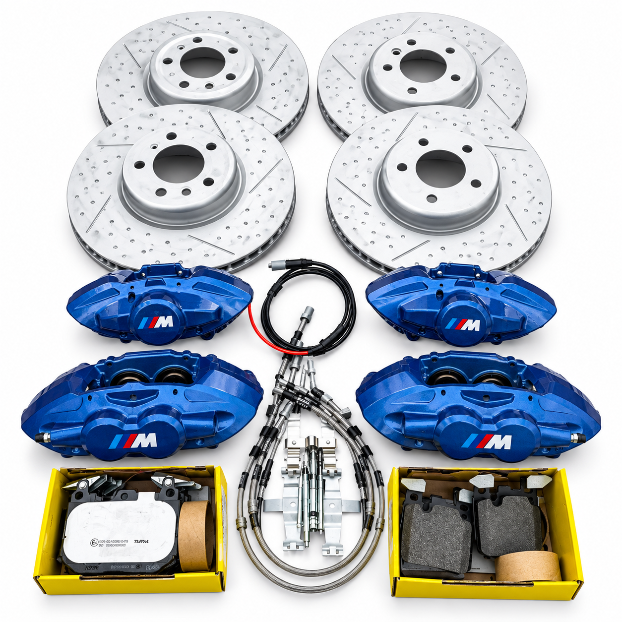 BMW F2x F3x M SPORT BLUE COMPLETE FRONT & REAR BIG BRAKE UPGRADE KIT 340MM 345MM (F20 F21 F22 F23 F30 F31 F34 F32 F36)