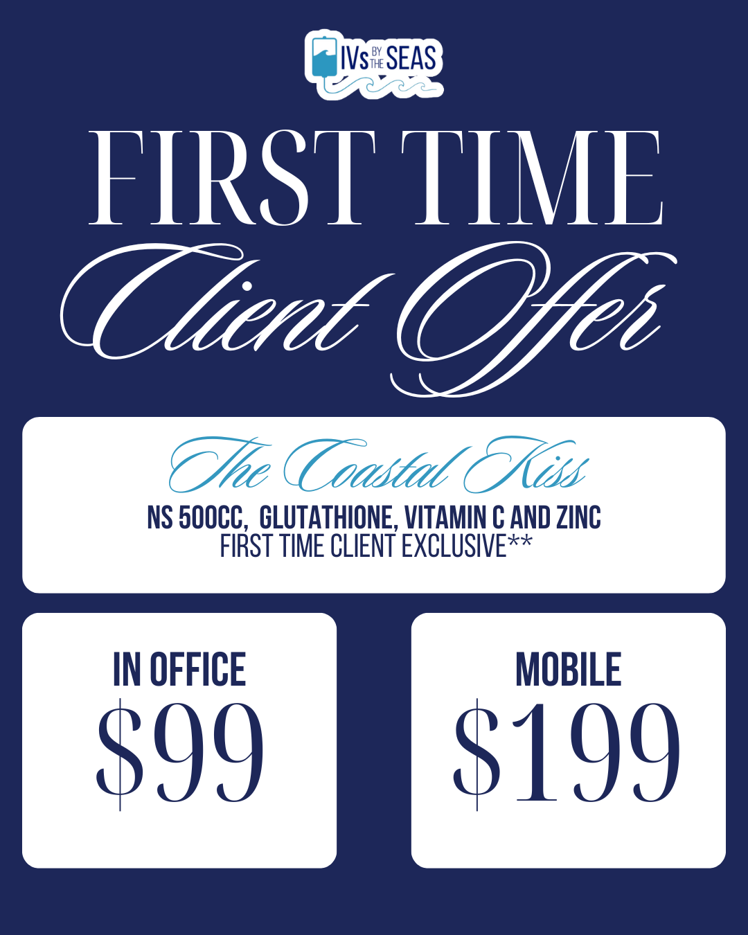 New Client Special! Starting at Only $99