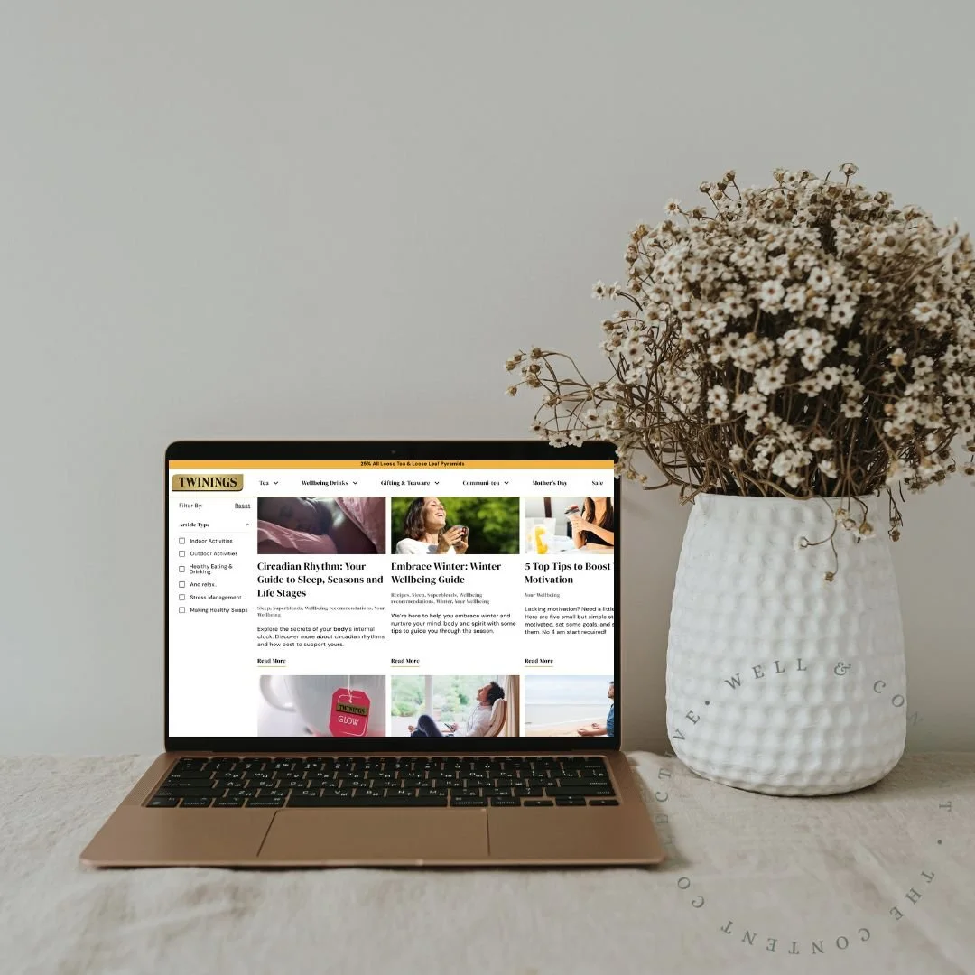 Portfolio — Well & Content