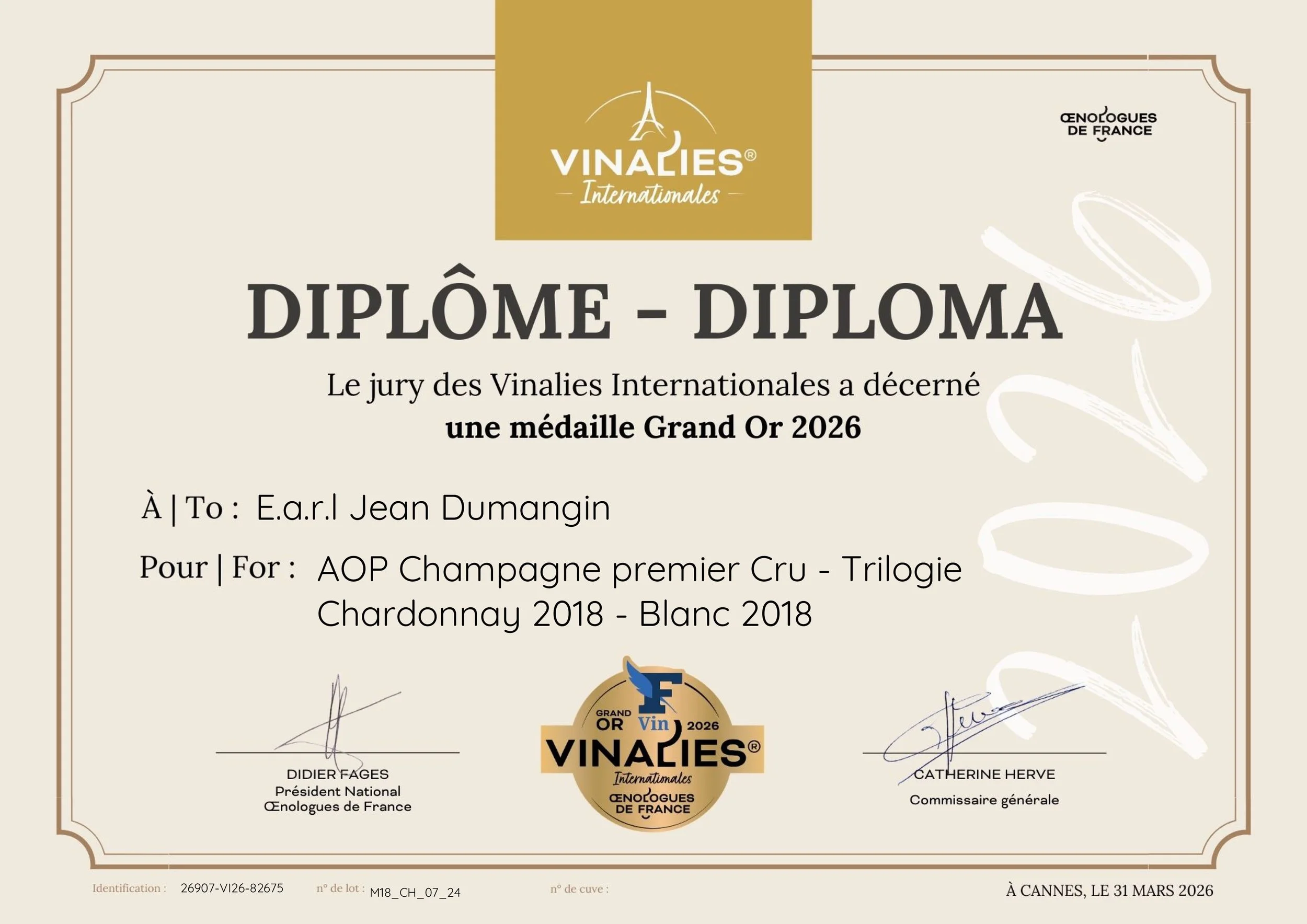 Vinalies Internationales - TRILOGIE 2018 Chardonnay - Grand Or.jpg