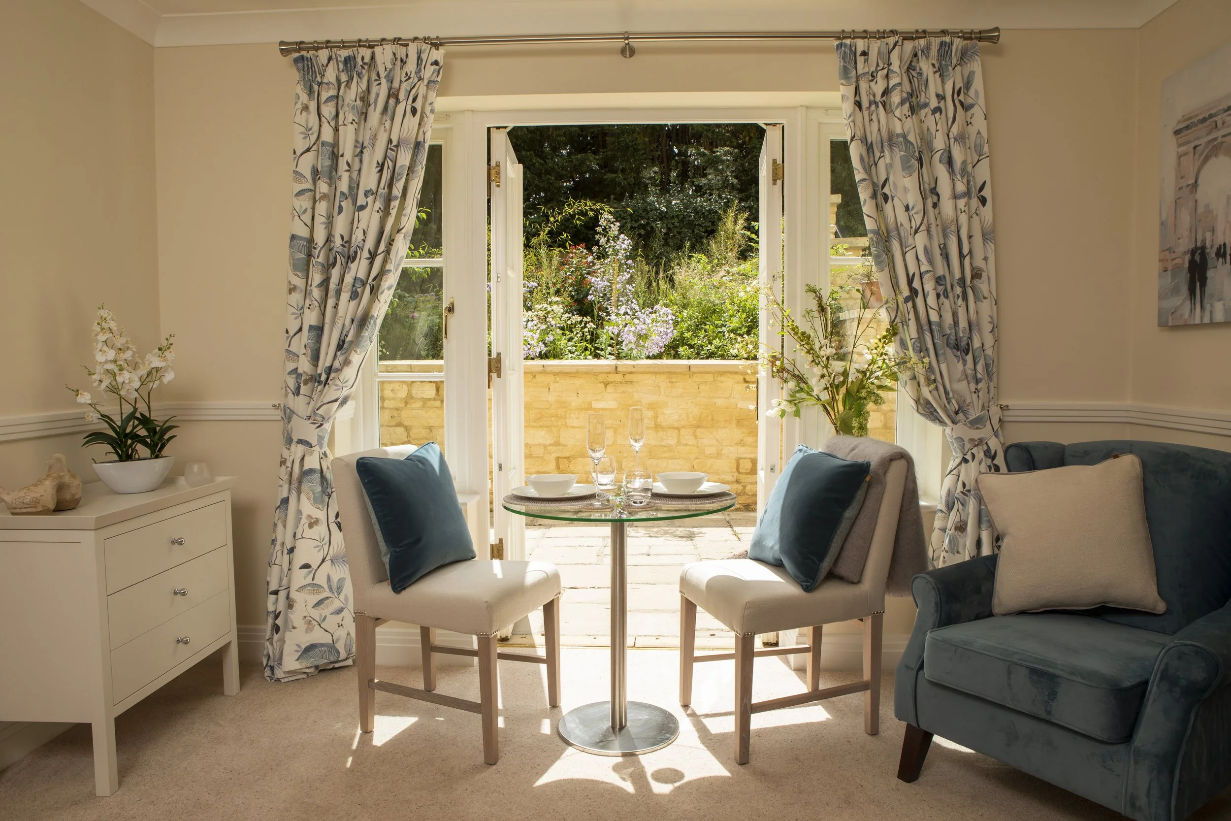 Interior living room at retirement village
