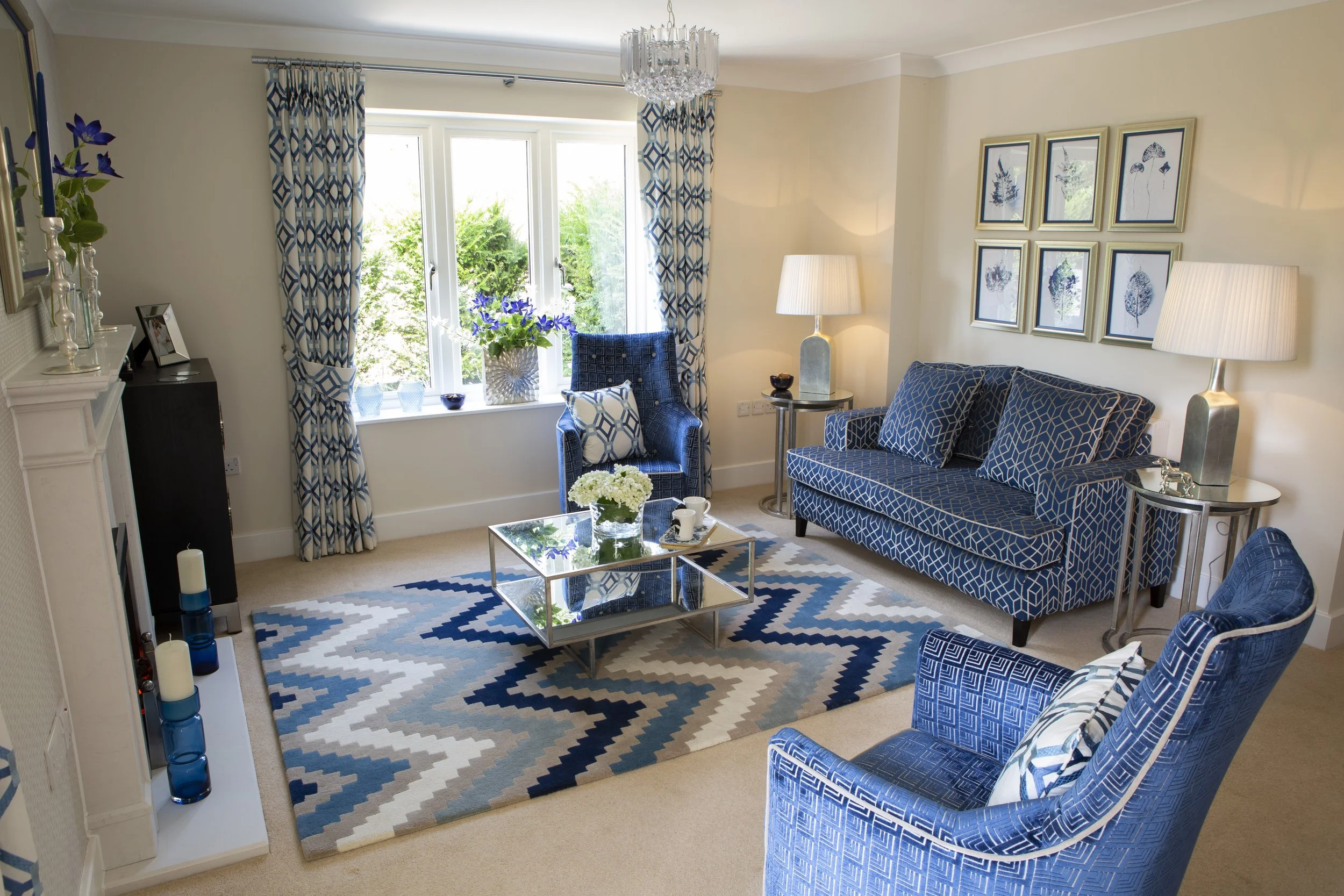 Luxury interior for retirement village Gloucestershire