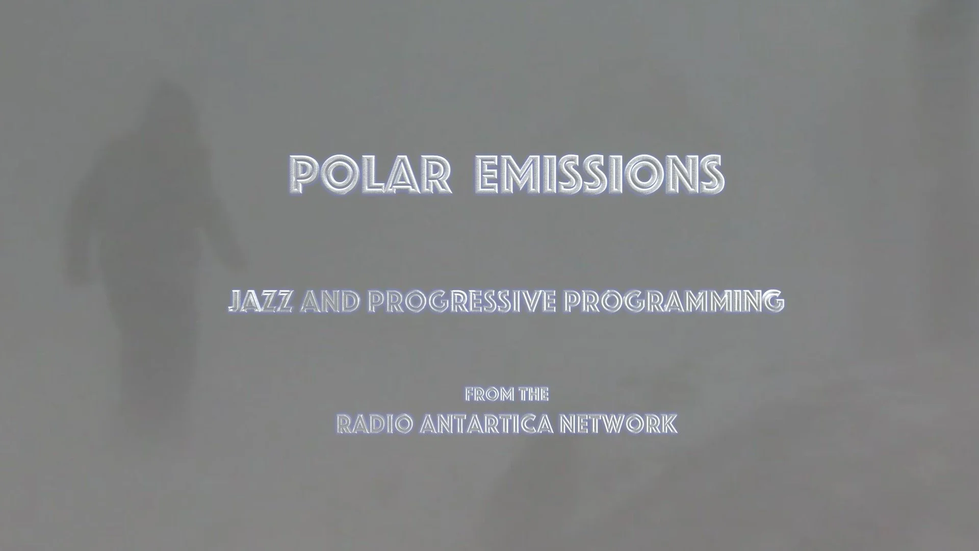 The TOO COOL DJ signs off from his show on the Antartica Radio Network as Marc’s “ANTARTICA - Live Archives” concludes