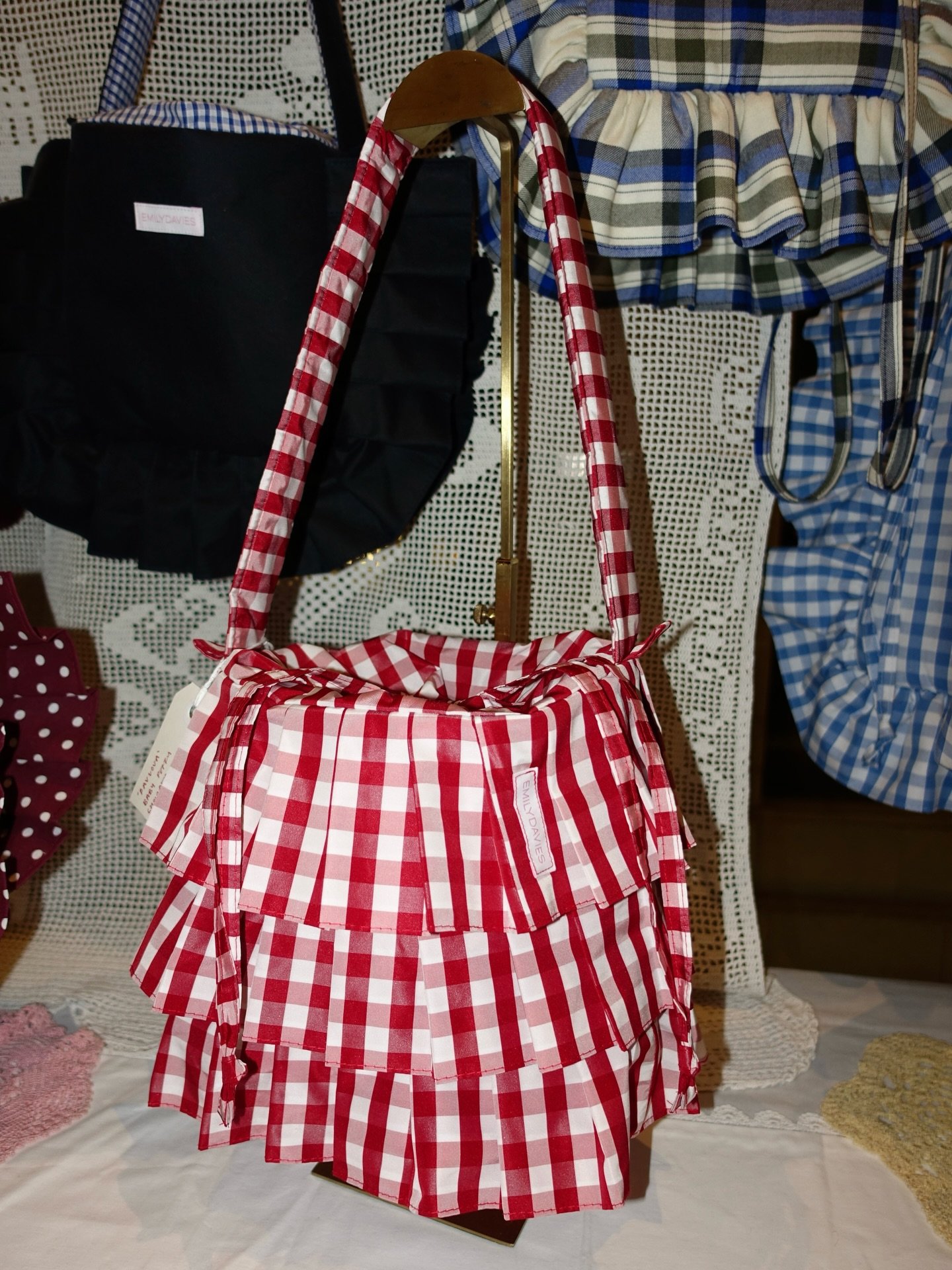 Thank you thank you thank you to Dais and Liv and everyone that came to the market yesterday ❤️ gorgeous last market of 2025! @saladdaysmarketlondon 

All Alexa Scarves sold out! The Pavlova Puffy is online now! And grab the last 2 gift sets before t