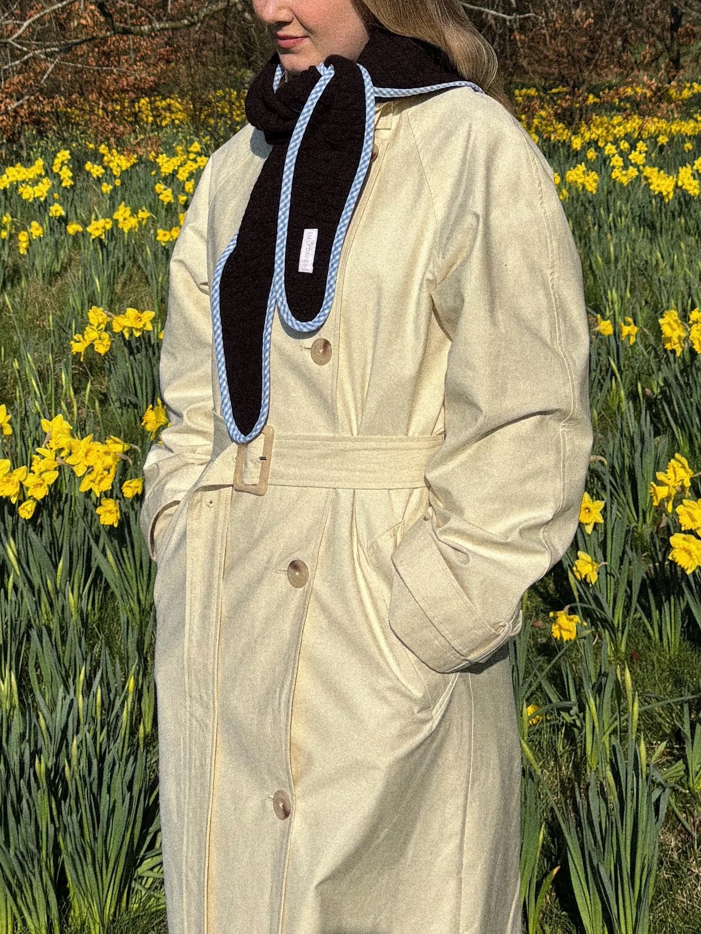 In case you missed it, the new Alexa Drop is available to shop online now 🧺 here I am wearing the Alexa Scarf in brown and blue 🤎🩵

The Alexa Scarves first released in December and sold out!! So I brought them back in brand new colour ways, perfec