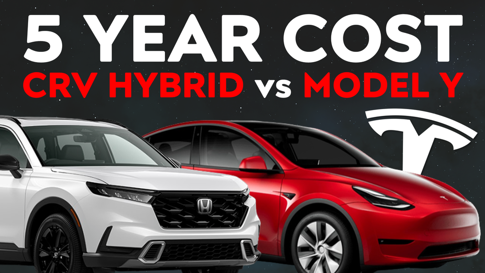 2023 Tesla Model Y vs 2023 Honda CRV Hybrid: Lowest Cost of 