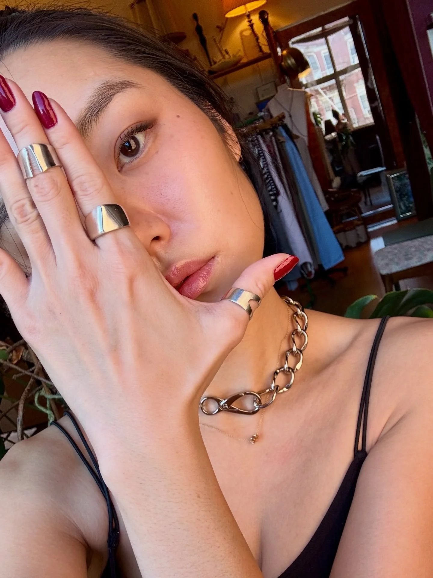 Which one is your fav? 🔗🔗🔗

Handmade sterling silver jewelry by @schnee_studios