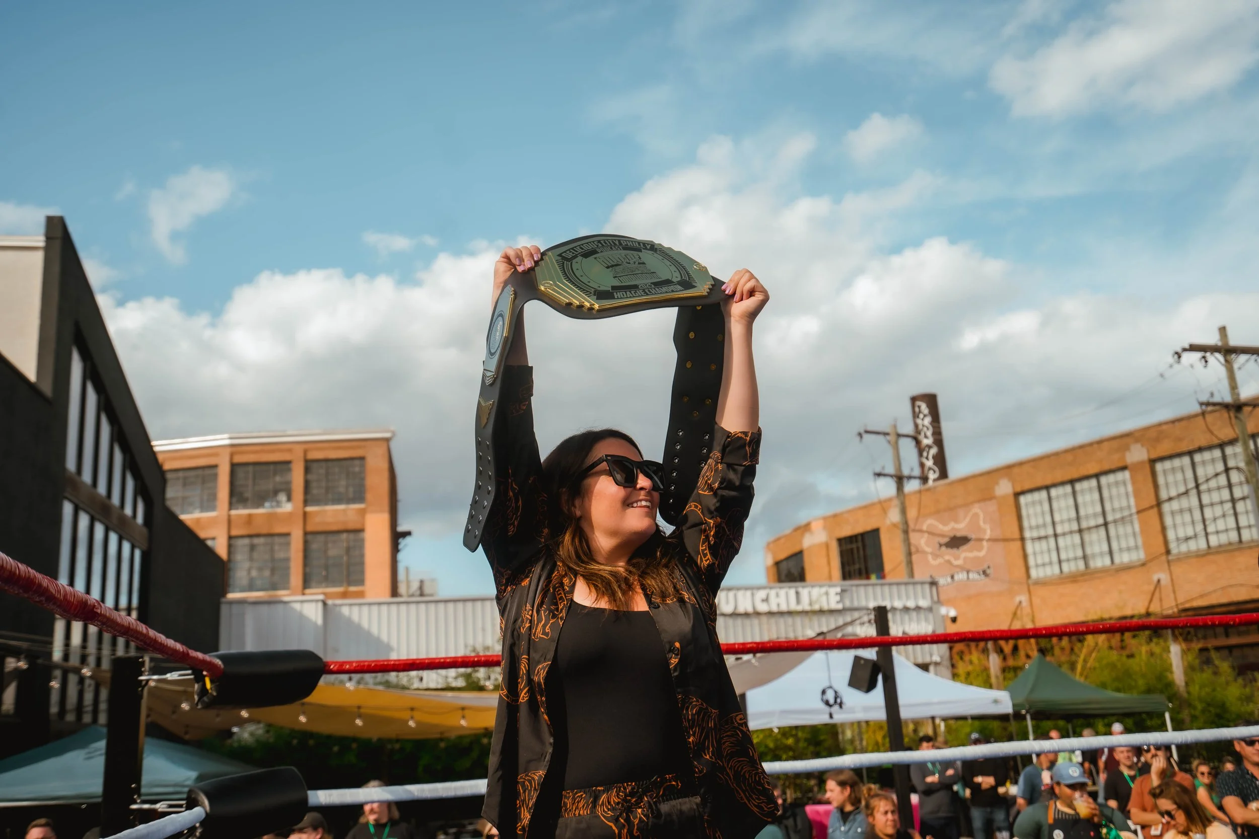Marisa at Hoagie Throwdown. Photo by Jallen Smallwood