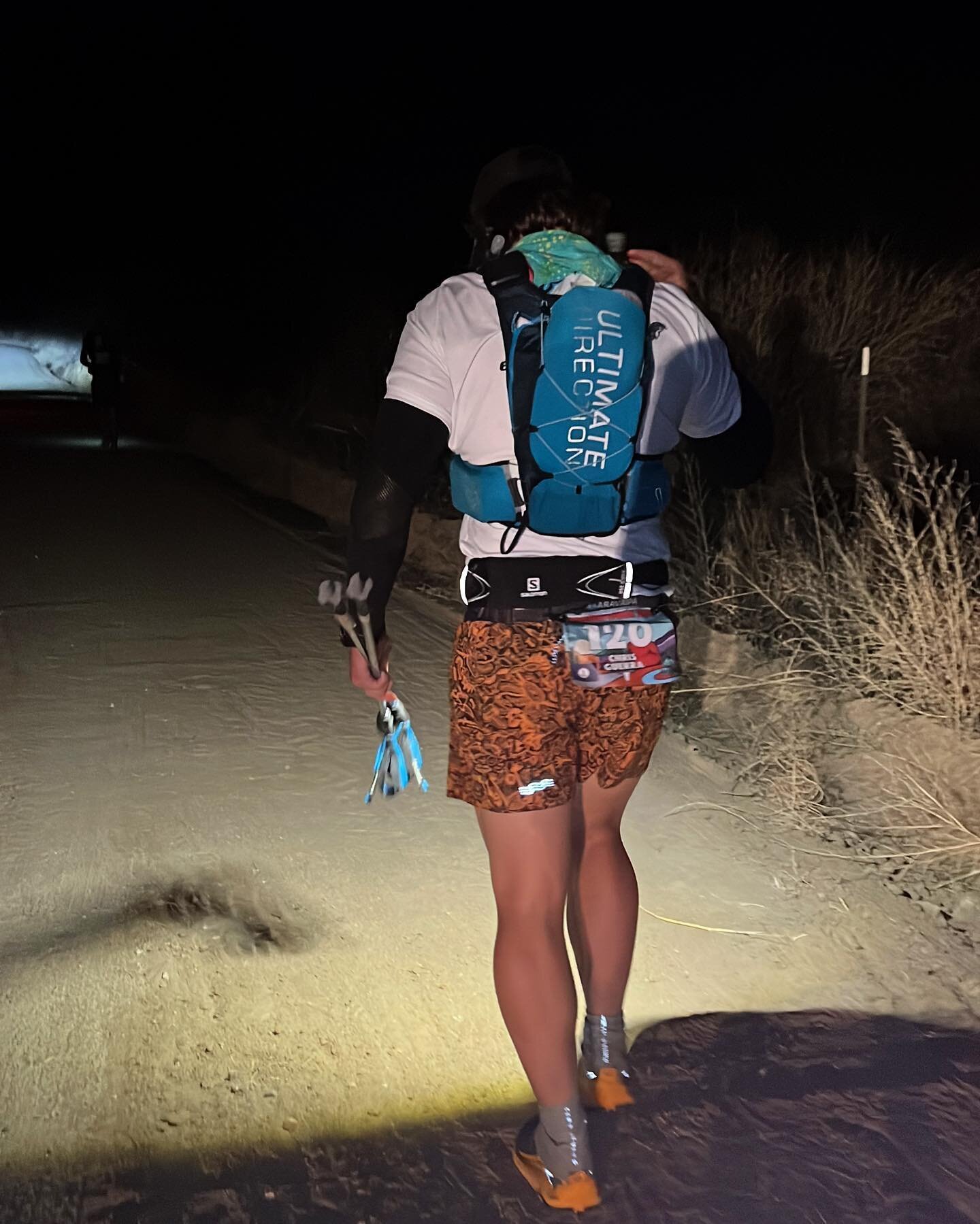 Heading out into the night to complete day 1 lighting my way with the @kogalla light! Climbing is the agenda for this evening with a total of 4,478 elevation gain. I will stroll into the Whiskey Row aid station early in the morning to sleep for a bit
