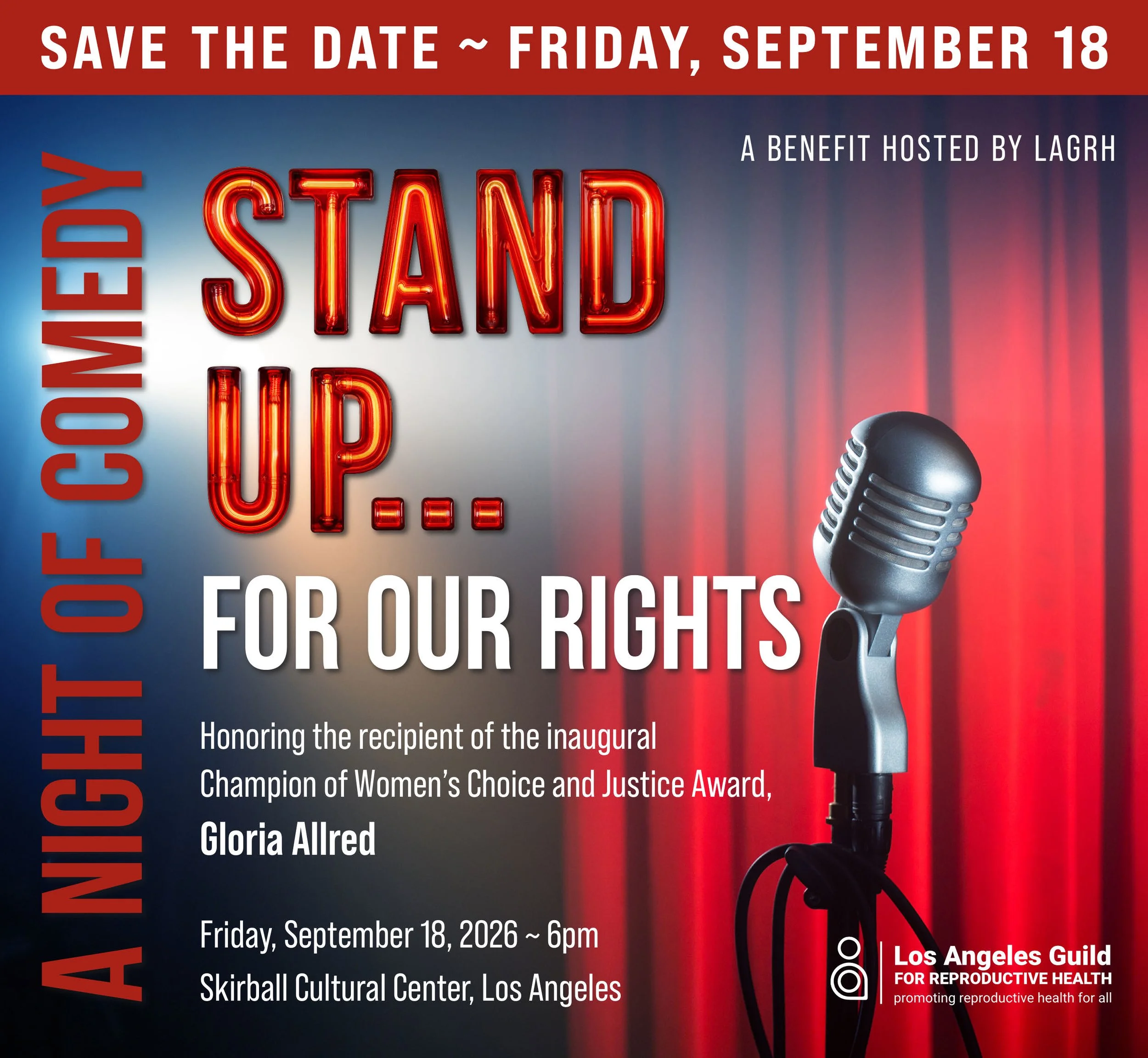 Stand Up for Our Rights......A Night of Comedy Annual Gala