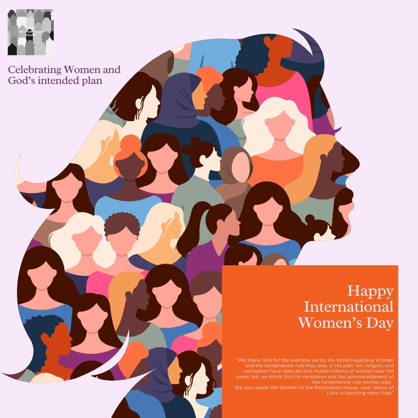 We thank God for the example set by His Word regarding Women and the fundamental role they play in His plan. sin, religion, and corruption have silenced and muted millions of women over the years, but we thank God for revelation and the acknowledgmen