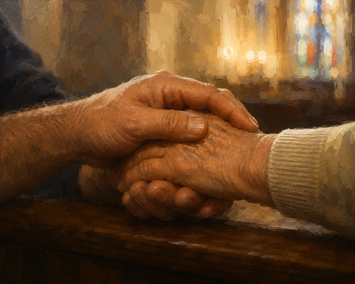 Holding Mom's Hand