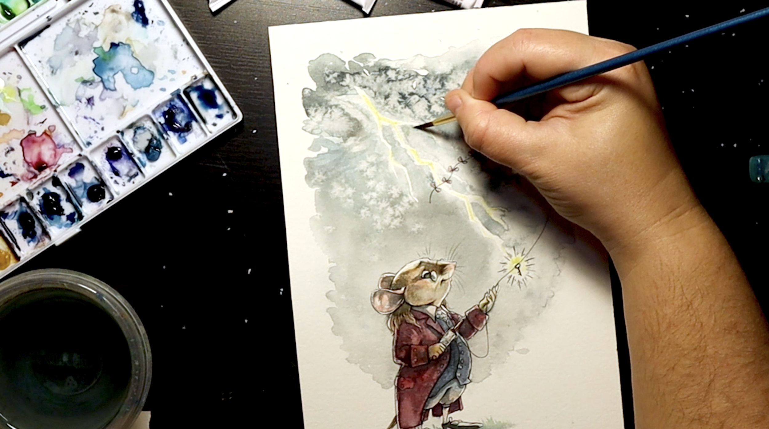 Process Video: Benjamouse Franklin