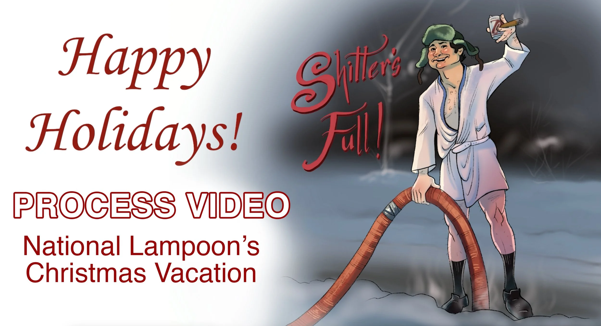 Process Video: National Lampoon's Christmas Vacation Fan Art