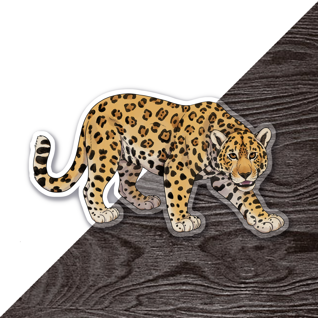 Jaguar Clear Vinyl Decal — Thornwolf Creative Services