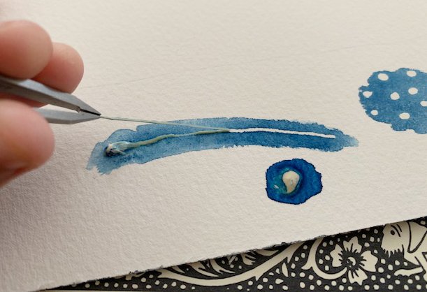 Watercolor Ideas with Masking Fluid 