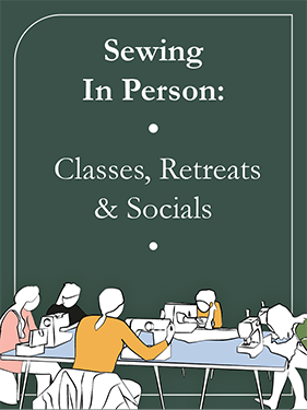 Sewing Classes Retreats and Socials Icon