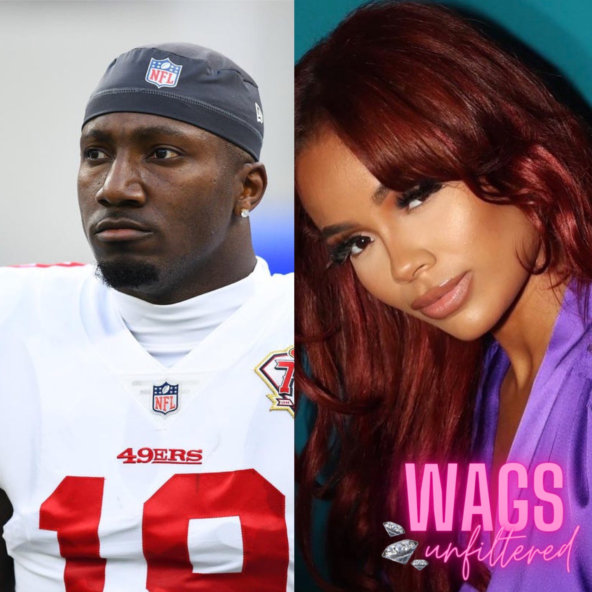 deebo samuels gets caught up with rapper slim jxmmi’s baby mama — WAGS ...