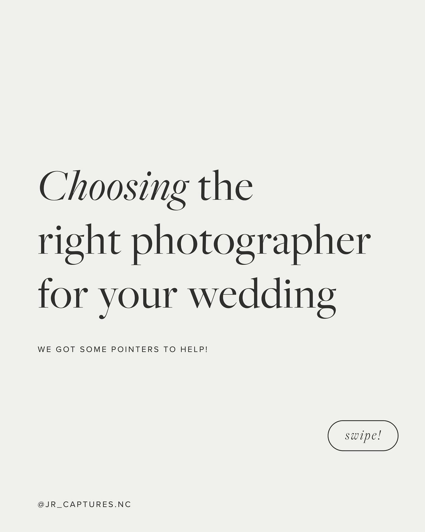 How do you choose the right wedding photographer for your wedding? 
&bull;
With so many vendors in the space offering photography services, it can make the decision seem near impossible. Although JR Captures offers both #weddingvideography and #weddi