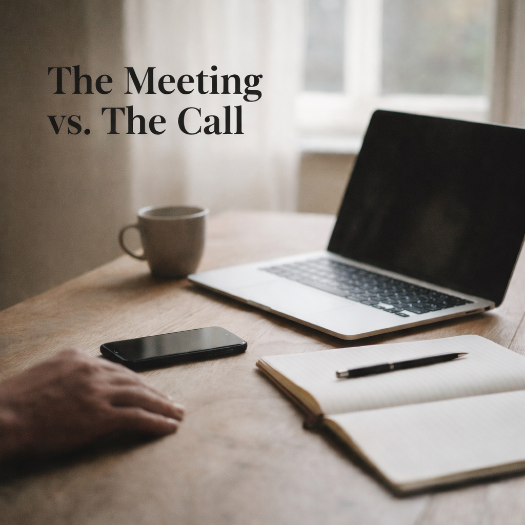The Meeting vs. The Call