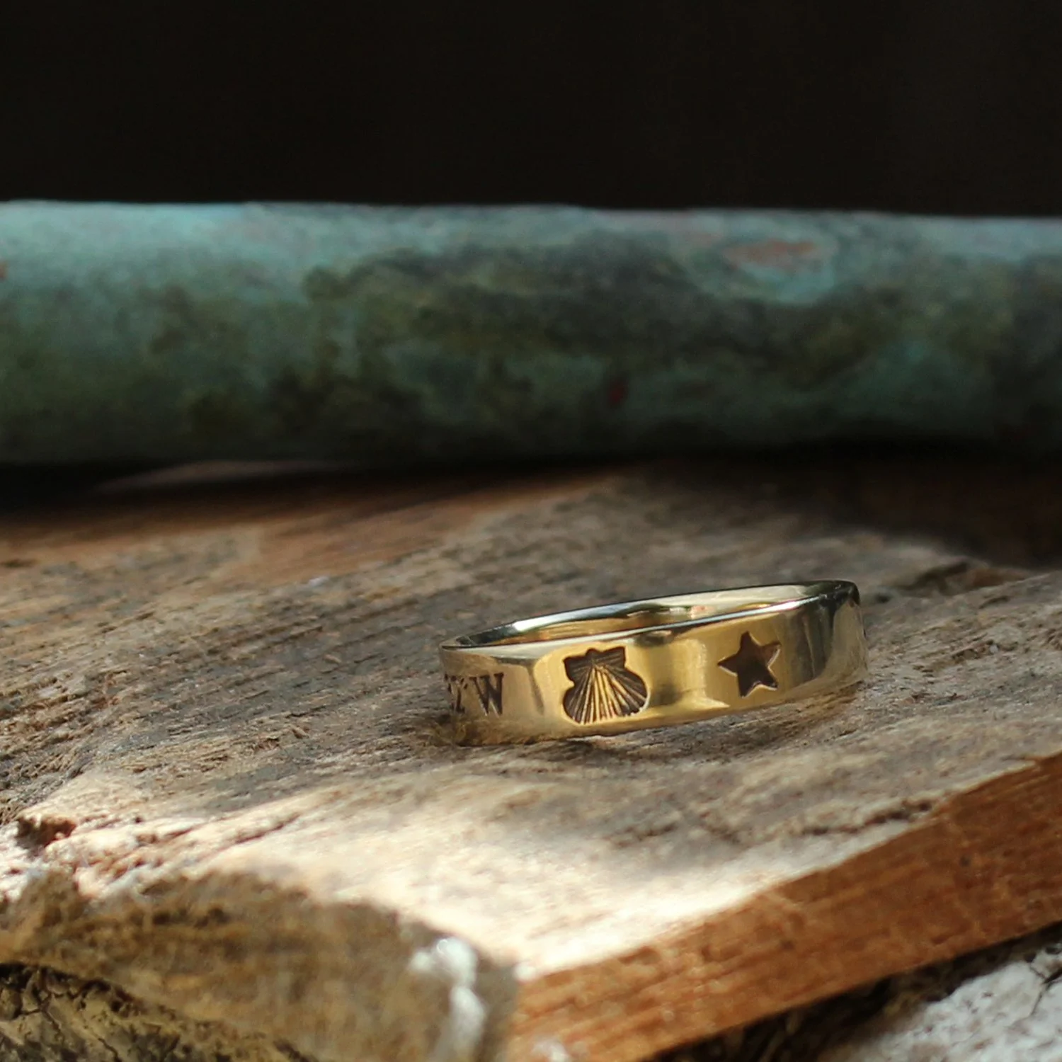 yellow wedding rings Fay Page