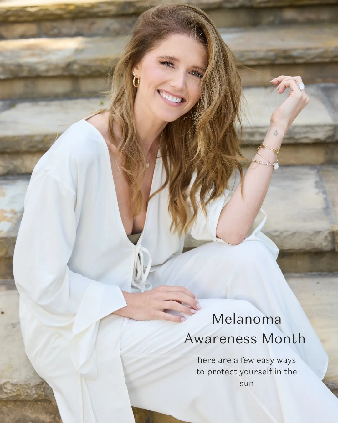 Living in California, being outside with the kids, beach days, walks, sports&hellip; it all adds up ☀️
May being Melanoma Awareness Month felt like a good reminder that protecting your skin doesn&rsquo;t have to mean hiding from the sun. Small things