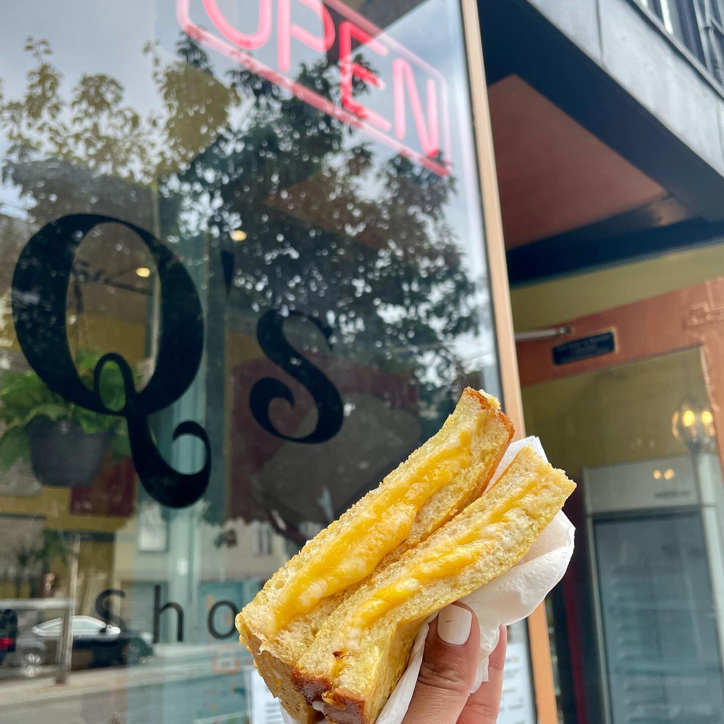 Grilled Cheese is always the answer! #eatsf #grilledcheesesandwich #sffoodscene #sfsandwiches #qssandwichshop #sfeater