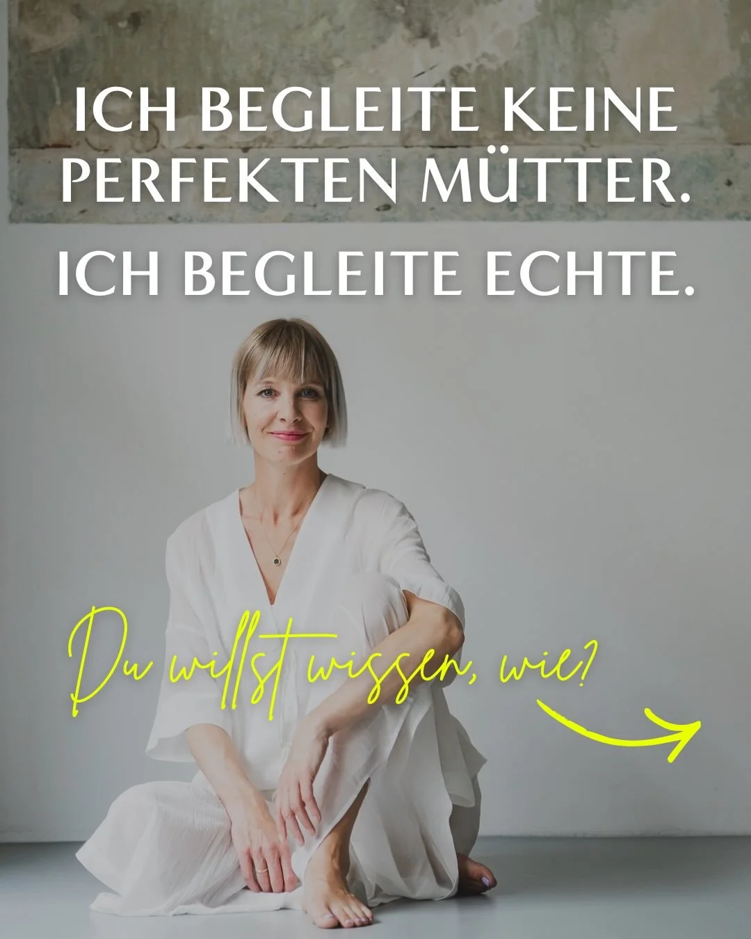Du musst nicht noch besser werden. Du musst nicht noch st&auml;rker sein.
Vielleicht brauchst du einfach einen Raum, in dem du nicht alles tragen musst, in dem du nicht funktionieren musst, sondern stehen darfst &mdash;
ich begleite dich so so gern.
