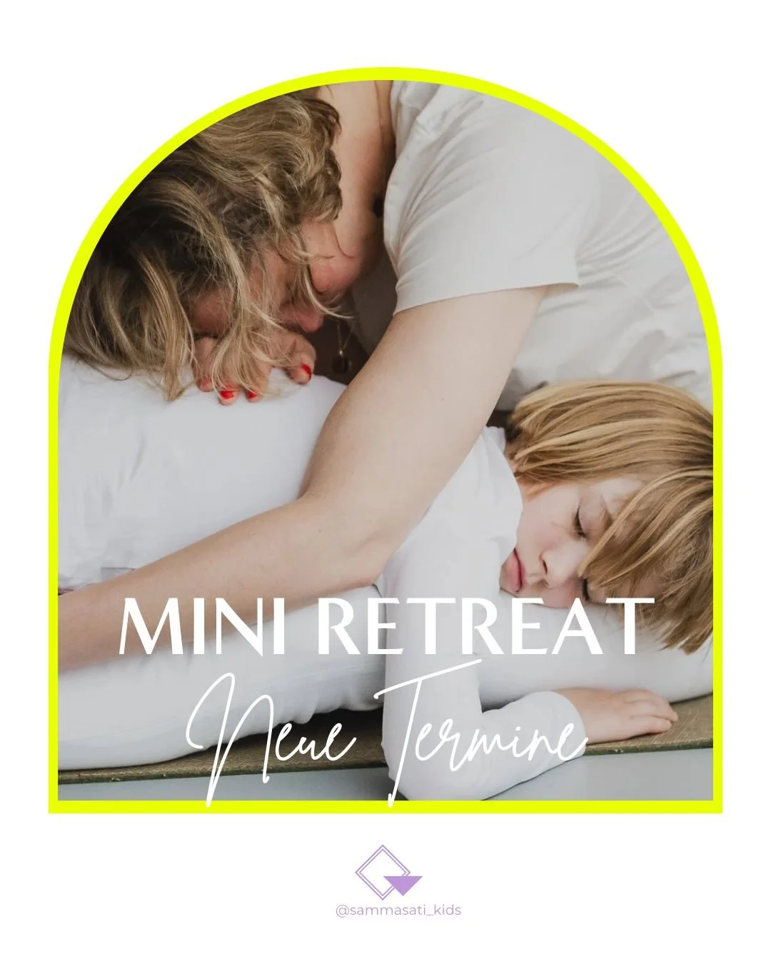 Es gibt wieder neue Mini Retreat Termine f&uuml;r dich &amp; dein Kind und, ganz NEU, auch nur f&uuml;r dich gemeinsam mit einer kleinen Gruppe von Mamas 💫

Ich freue mich, dich bald kennenzulernen oder wiederzusehen 💖

Den Link zur Anmeldung f&uum