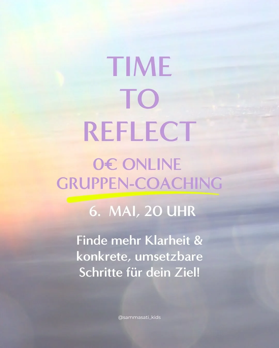 Du Liebe, das solltest du nicht verpassen, wenn du auch von der Aufschieberitis betroffen bist 🙈 

Kein &bdquo;Sp&auml;ter&ldquo; mehr, sondern &bdquo;Jetzt&ldquo;. 

Denn am 6. Mai nimmst du dir mit einer Gruppe von wundervollen M&uuml;ttern endlic