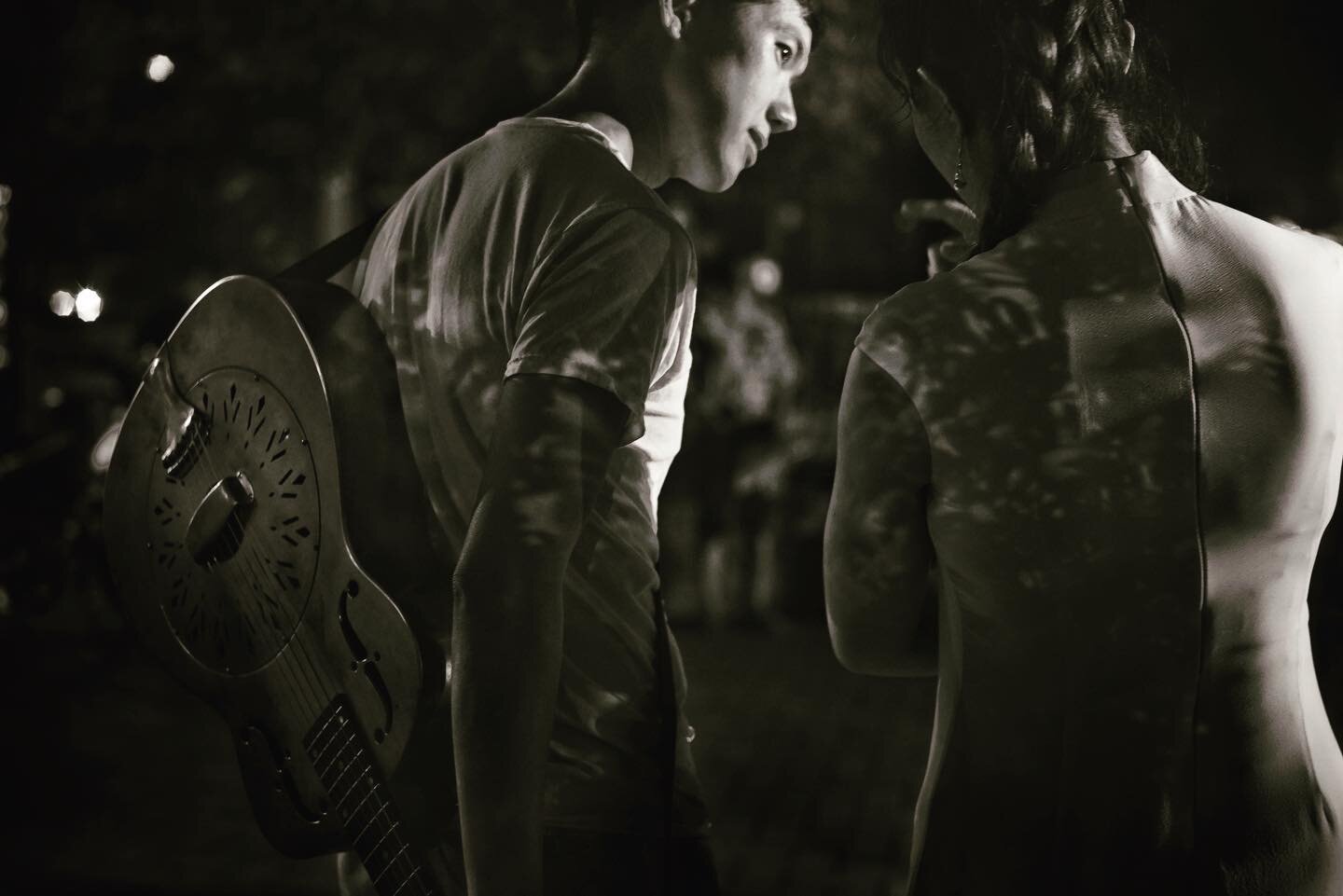 Me, Fei Fei, and 夜来香. 

Photo by @blinddrunkenmonkey at @thinkchinatown 

#music #nationalguitars #live #performance #jasmine #erhu