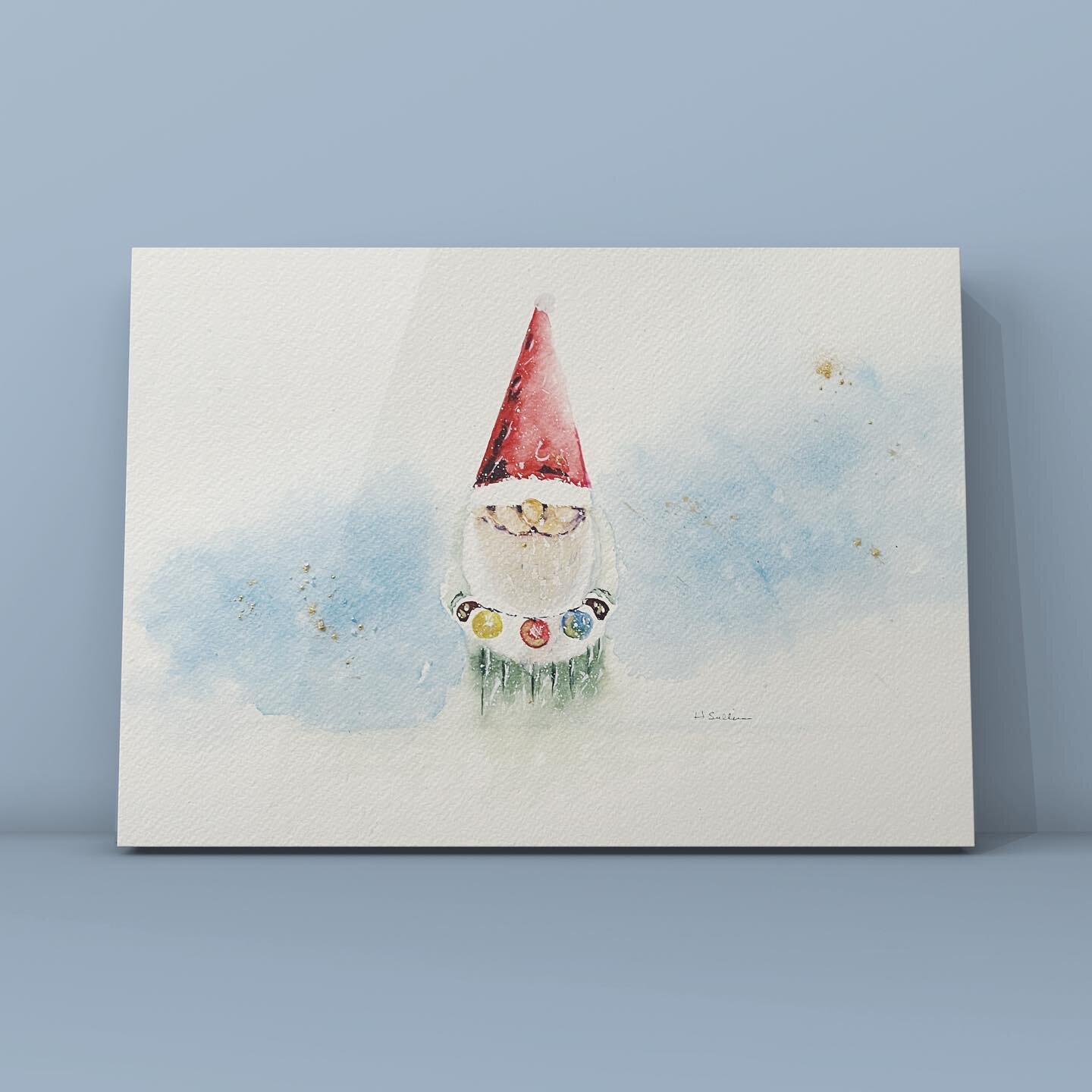 #gnome #jeanhaines #watercolor #watercolorpainting