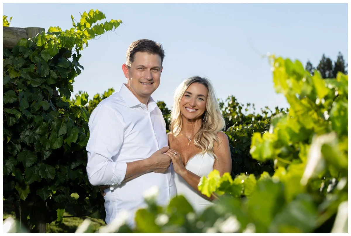 Kurk and Karen - Spinning Leaf Vineyards - Shelby, NC Engagement Photography