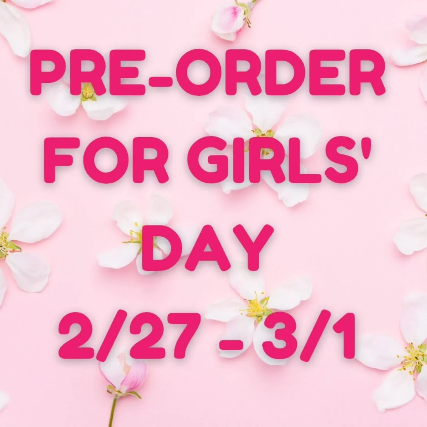 Girls' Day aka Hinamatsuri is on Tuesday, 3/3🌸It's a cherished tradition, particularly in Japan and Hawaii, for celebrating young girls by displaying traditional dolls &amp; enjoying treats like chichi dango!🍡

We're taking ONLY 10 PRE-ORDERS FOR O