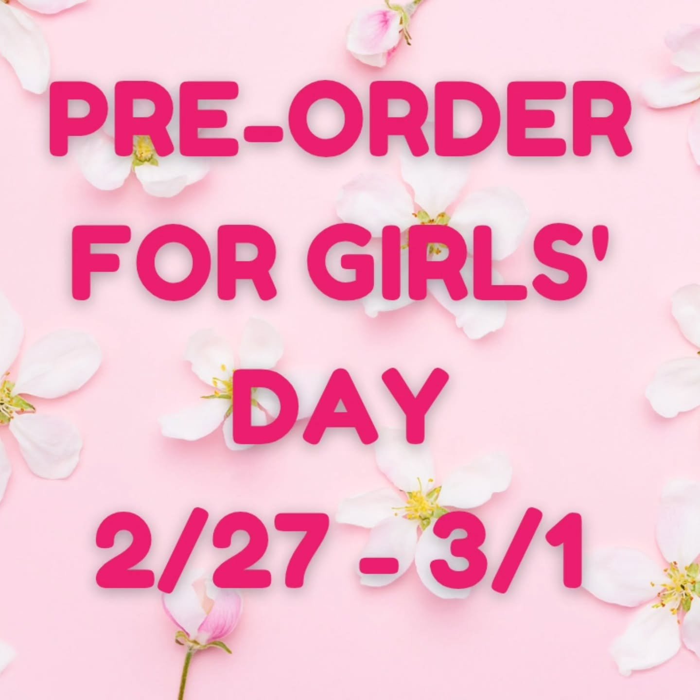 Girls' Day aka Hinamatsuri is on Tuesday, 3/3🌸It's a cherished tradition, particularly in Japan and Hawaii, for celebrating young girls by displaying traditional dolls &amp; enjoying treats like chichi dango!🍡

We're taking ONLY 10 PRE-ORDERS FOR O