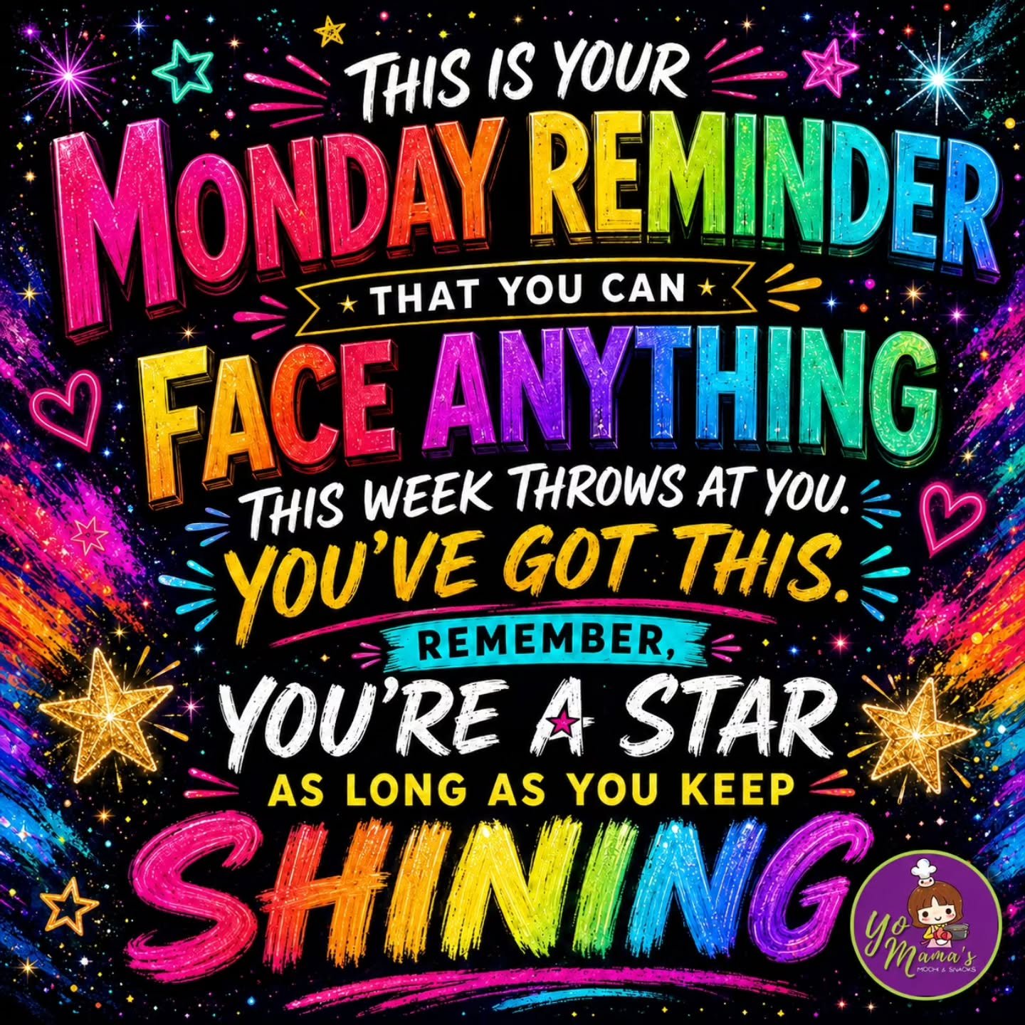Happy Monday, Mochi Munchkins!💜Have an awesome week!💜
.
.
#gratefuleveryday #blessed #keepshining #youcandoit #MochiMunchkins