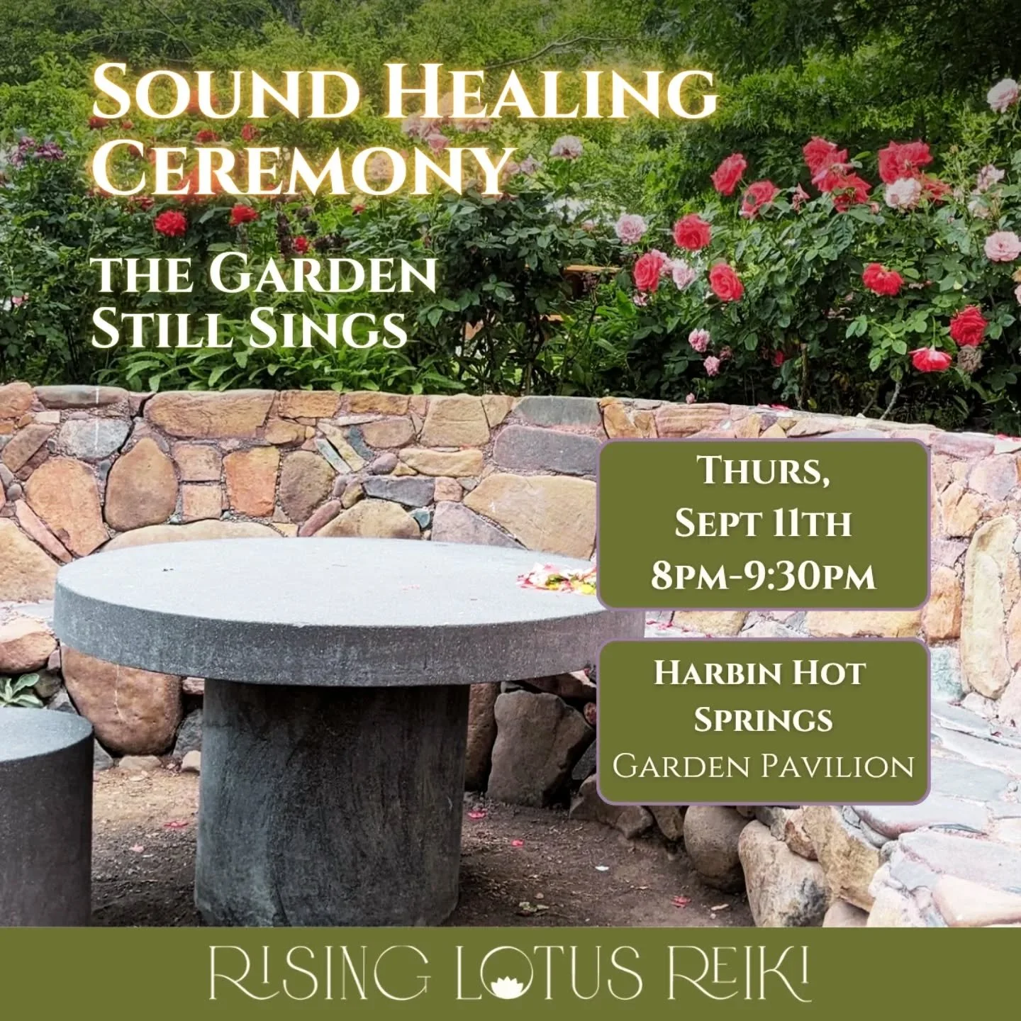 In the stillness of sound, we gather to honor the story of Harbin, ten years after fire swept through and transformed this sacred land. Though flames once turned buildings to ash, the waters endured, the garden bloomed, and the spirit of this place c