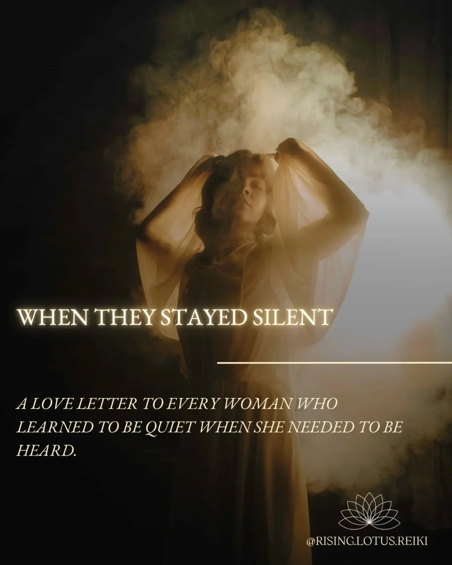 Sometimes the wound isn&rsquo;t what was done &mdash; it&rsquo;s who stood beside you and said nothing.

I know what it feels like
to perform calm when you&rsquo;re burning inside.
 
To make your pain smaller 
so others won&rsquo;t turn away.

To kee