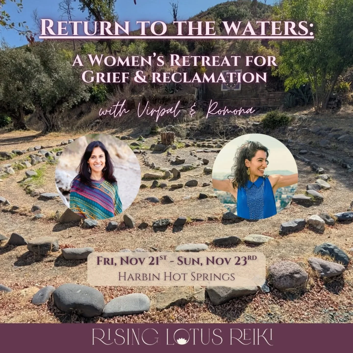 🌹 Retreat Update &ndash; Welcoming Romona 🌹

A few final spaces remain ✨

I&rsquo;m so honored to share that my dear sister and fellow guide, Romona, will be joining me in co-facilitating our upcoming women&rsquo;s retreat at Harbin.

Romona is a s