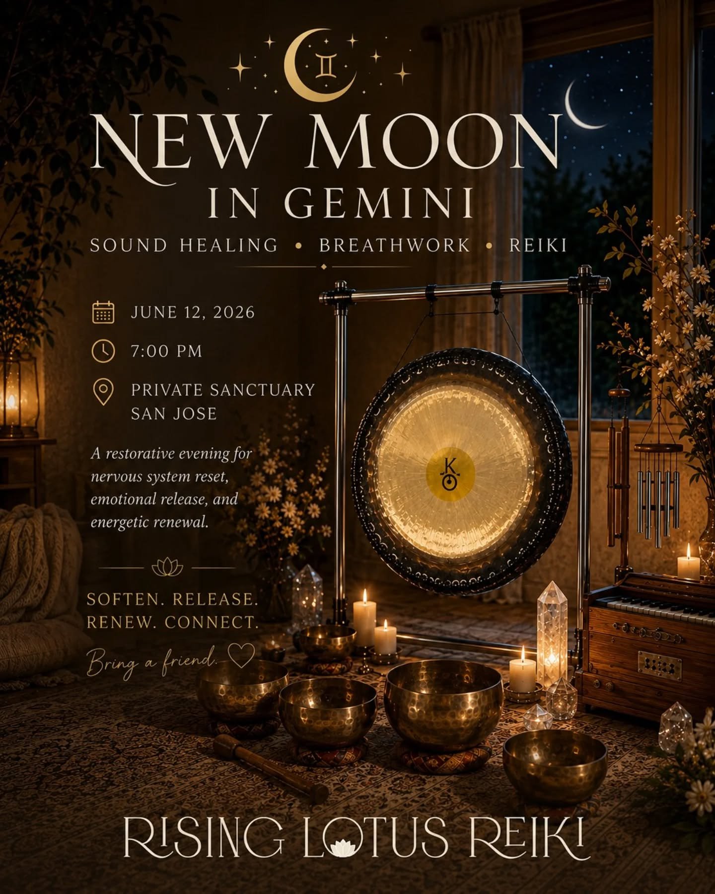 The Gemini New Moon is here &mdash; and she's asking us to play. 🌑

This is a moon for fresh beginnings, for lightening up, for connecting with people who fill your cup. For letting your voice be heard and your story be told. The Universe, it seems,