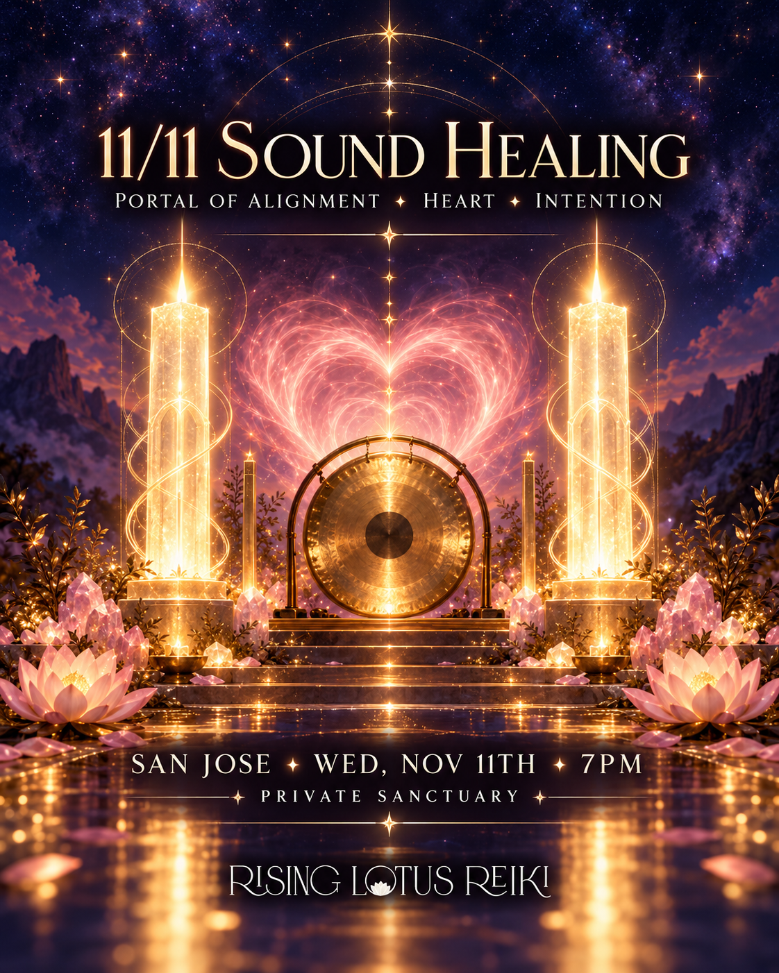 11/11 Sound Healing: A Portal of Alignment, Heart &amp; Intention