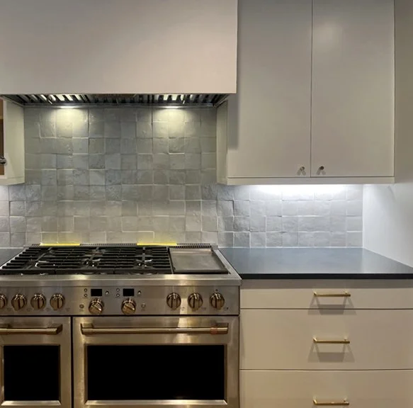 Kitchen Design Laura W. Jenkins Interiors Zellige Tile