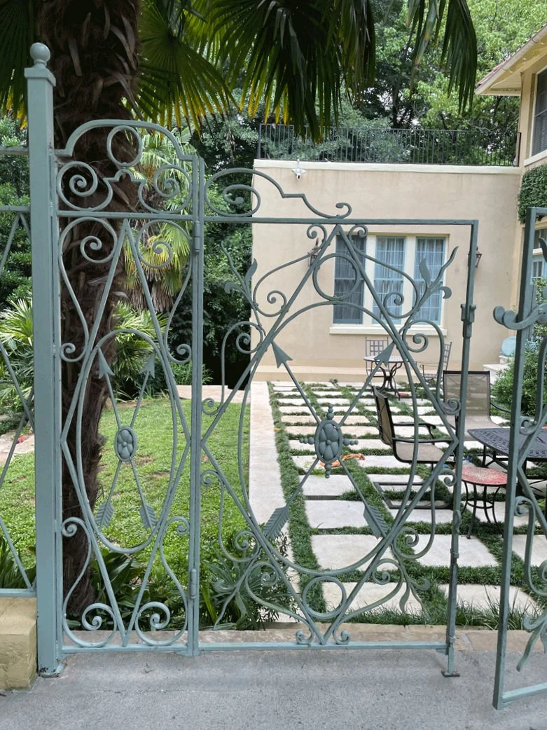 Historic iron gate