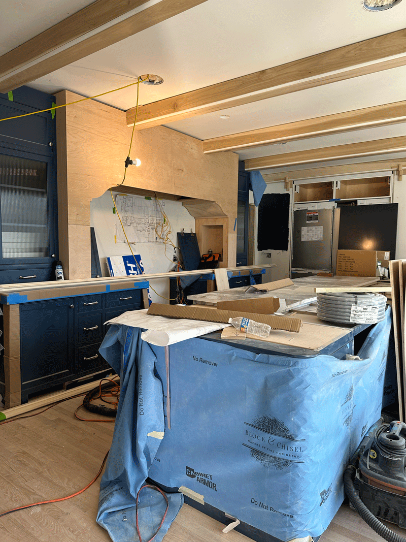 Main kitchen details under construction