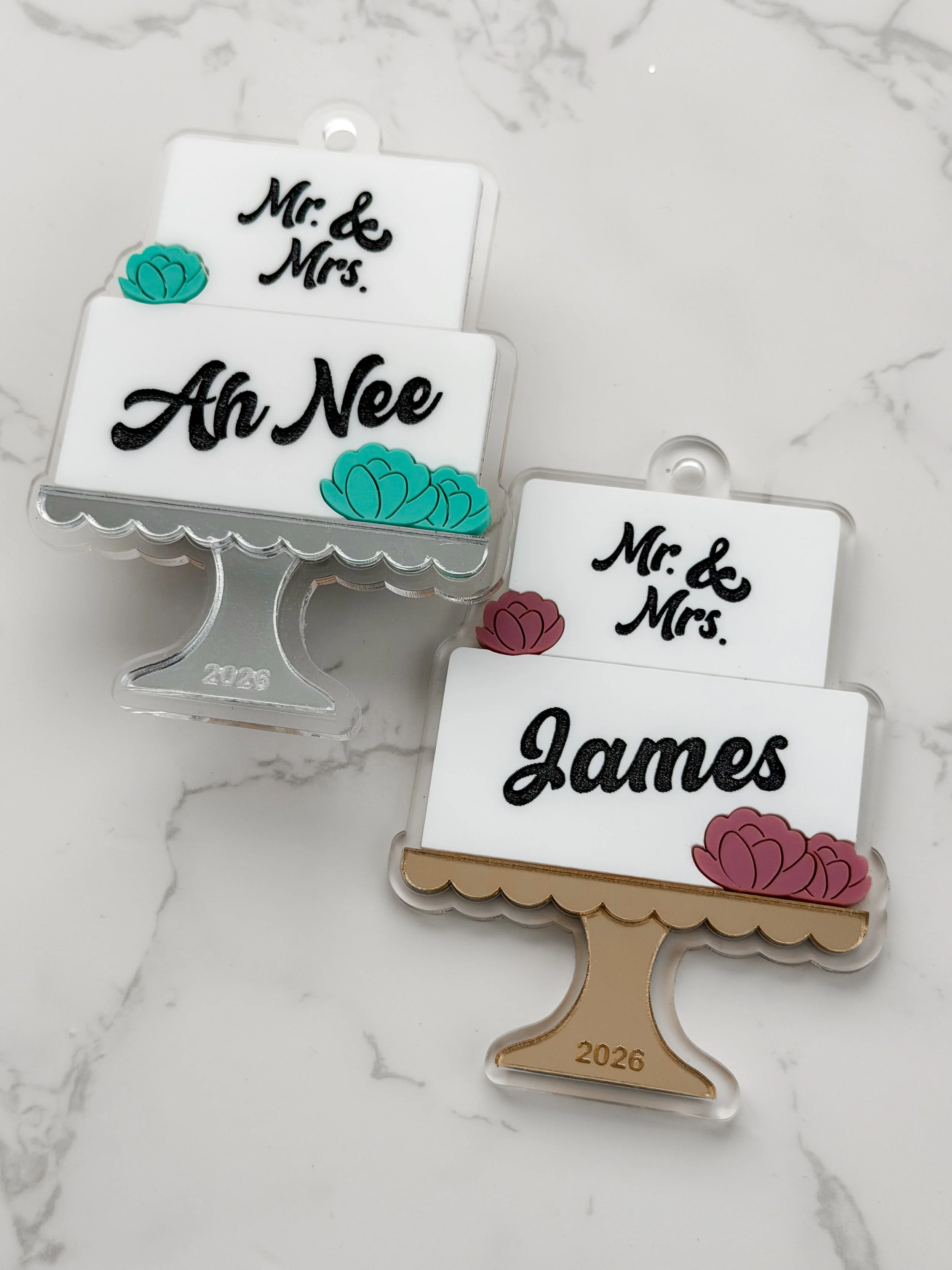 Wedding Cake Ornament