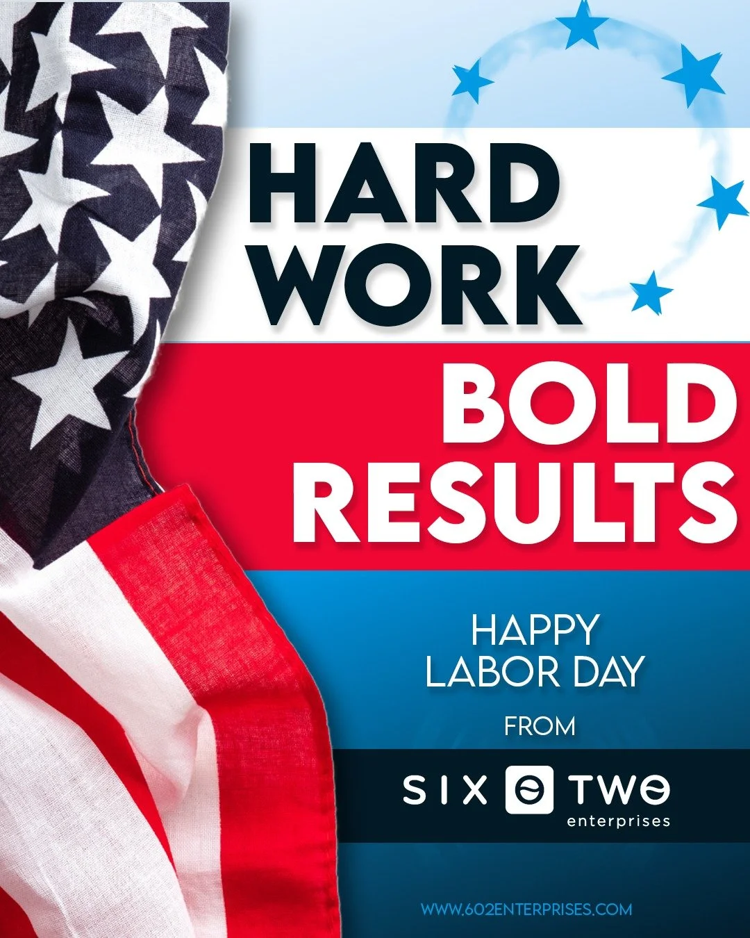 This Labor Day, we're celebrating the dedication and resilience of the people who build stronger communities and businesses every day. That's a commitment we share. At 602 Enterprises, we pride ourselves on being the partner that brings your boldest 