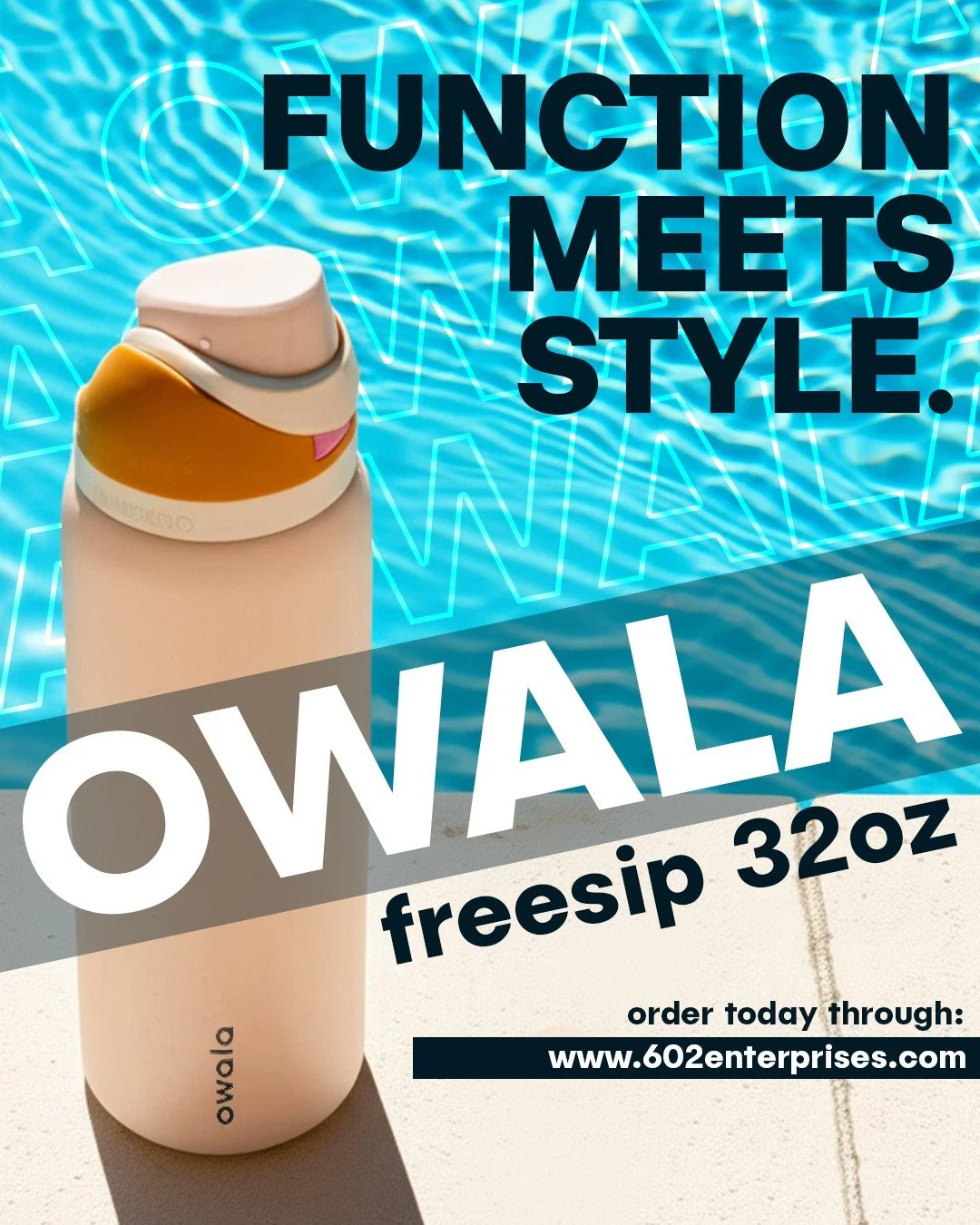 The Owala FreeSip&reg; 32 oz Thermal Bottle totally transforms your hydration game.  It's super cool, adaptable, and designed for those who are always hustling.  With copper vacuum insulation, a versatile lid for dual use, and a chic powder-coated fi